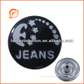 2014 latest fantastic carving jeans brass buttons for Jeans